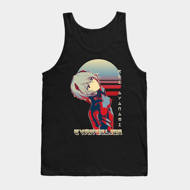 Rei Ayanami Tank Top by Retrostyle